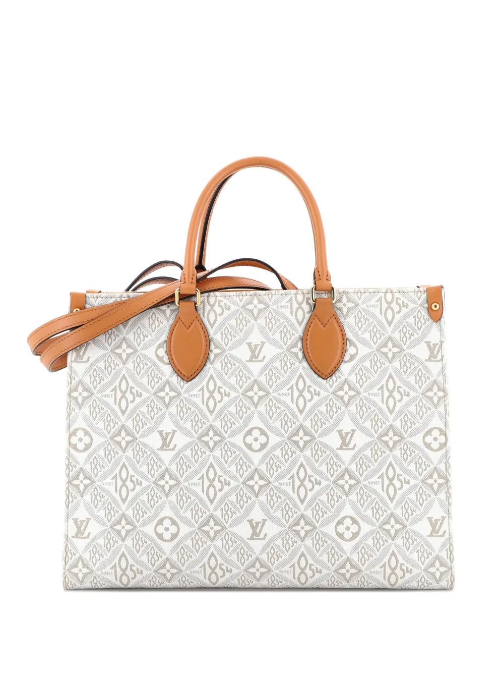 Louis Vuitton Pre-Owned OnTheGo Limited Edition Since 1854 Monogram Jacquard MM tote bag - Nude