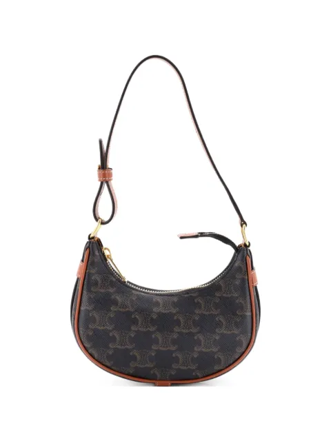 Celine Pre-Owned Ava Bag Triomphe Coated Canvas Mini shoulder bag