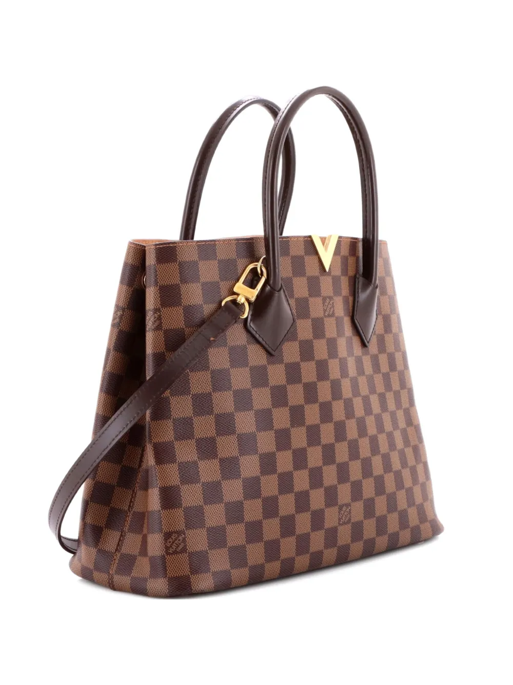 Louis Vuitton Pre-Owned Kensington Handbag Damier tote bag - Marrone