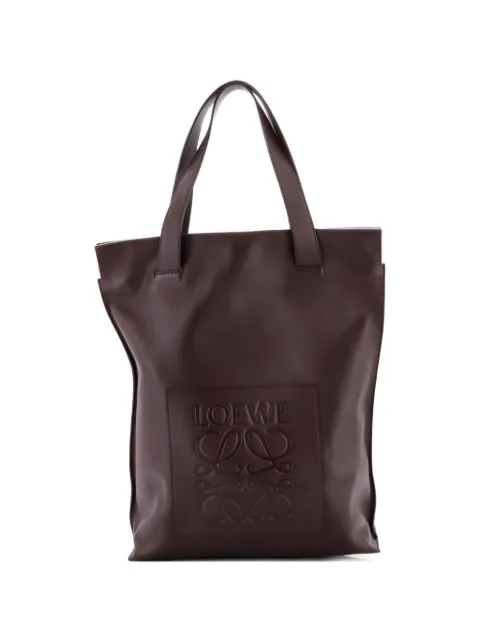 Loewe Pre-Owned Shopper Leather North South tote bag