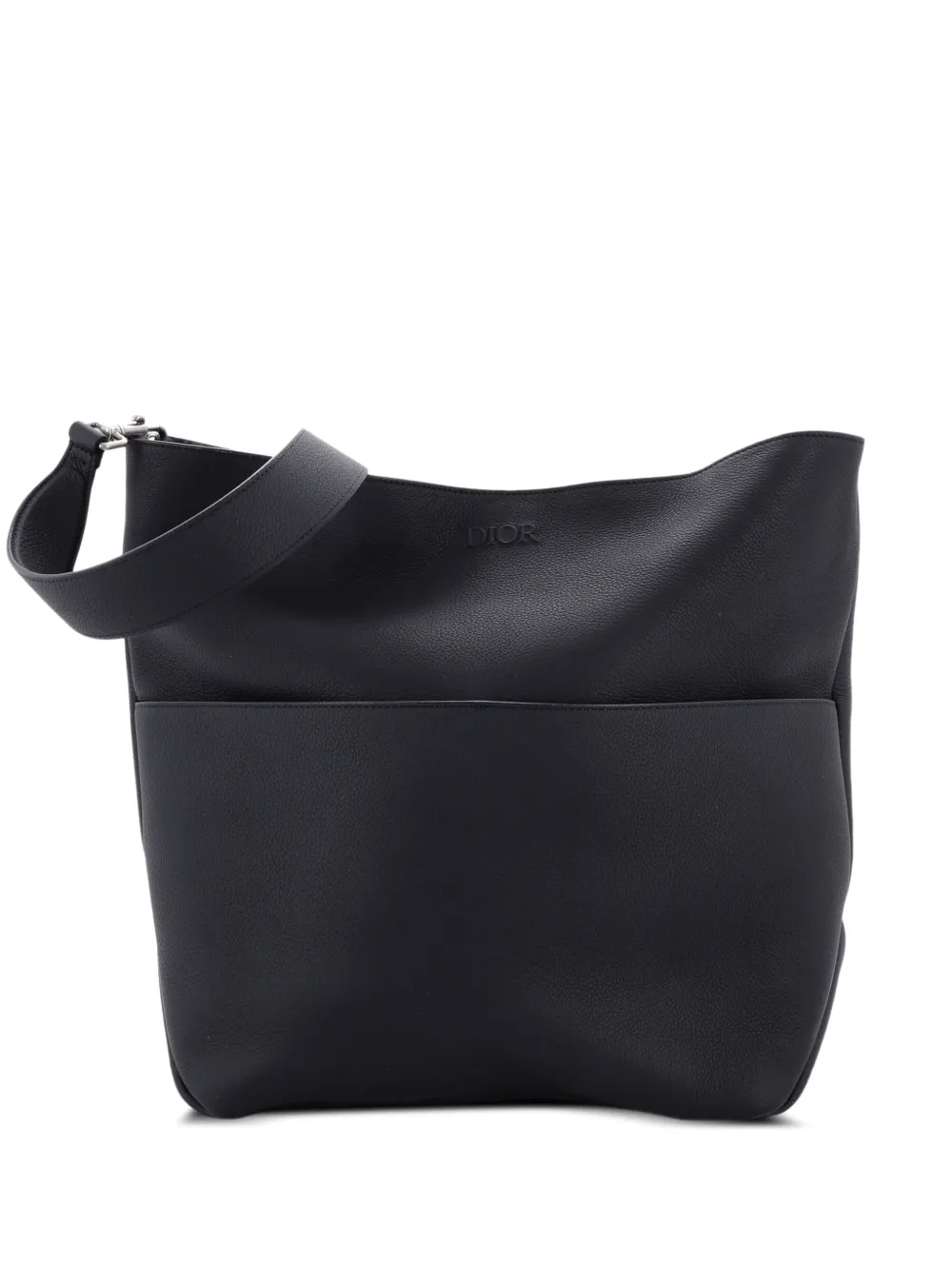Christian Dior Pre-Owned Prive Vertical Convertible Leather Large hobo bag - Schwarz