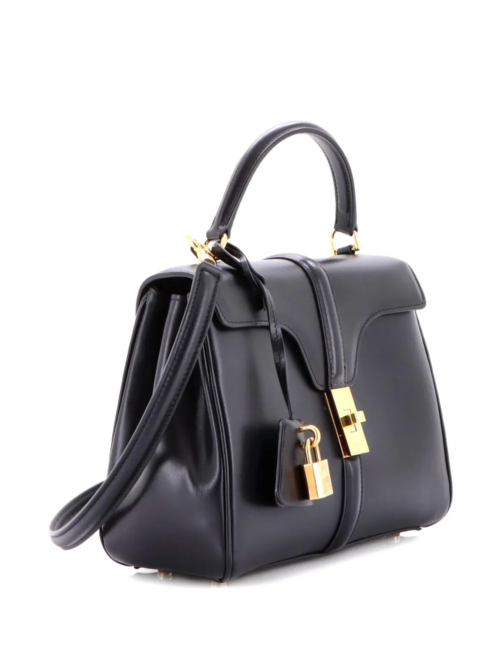 16 Top Handle Bag Smooth Calfskin Small Satchel