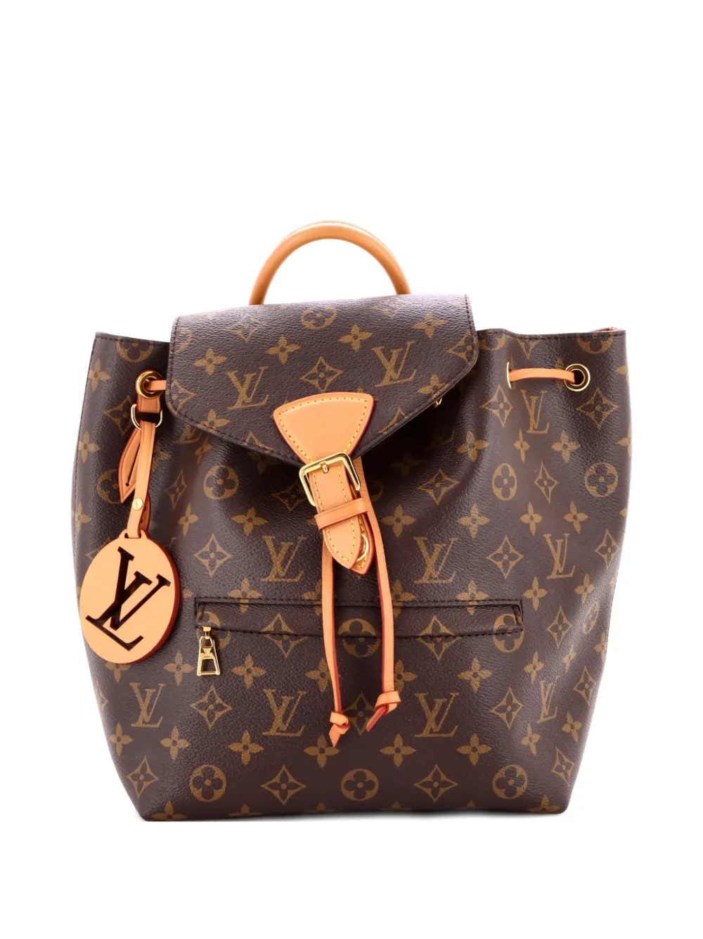Louis Vuitton Pre-Owned Montsouris NM Monogram Canvas PM backpack - Marrone