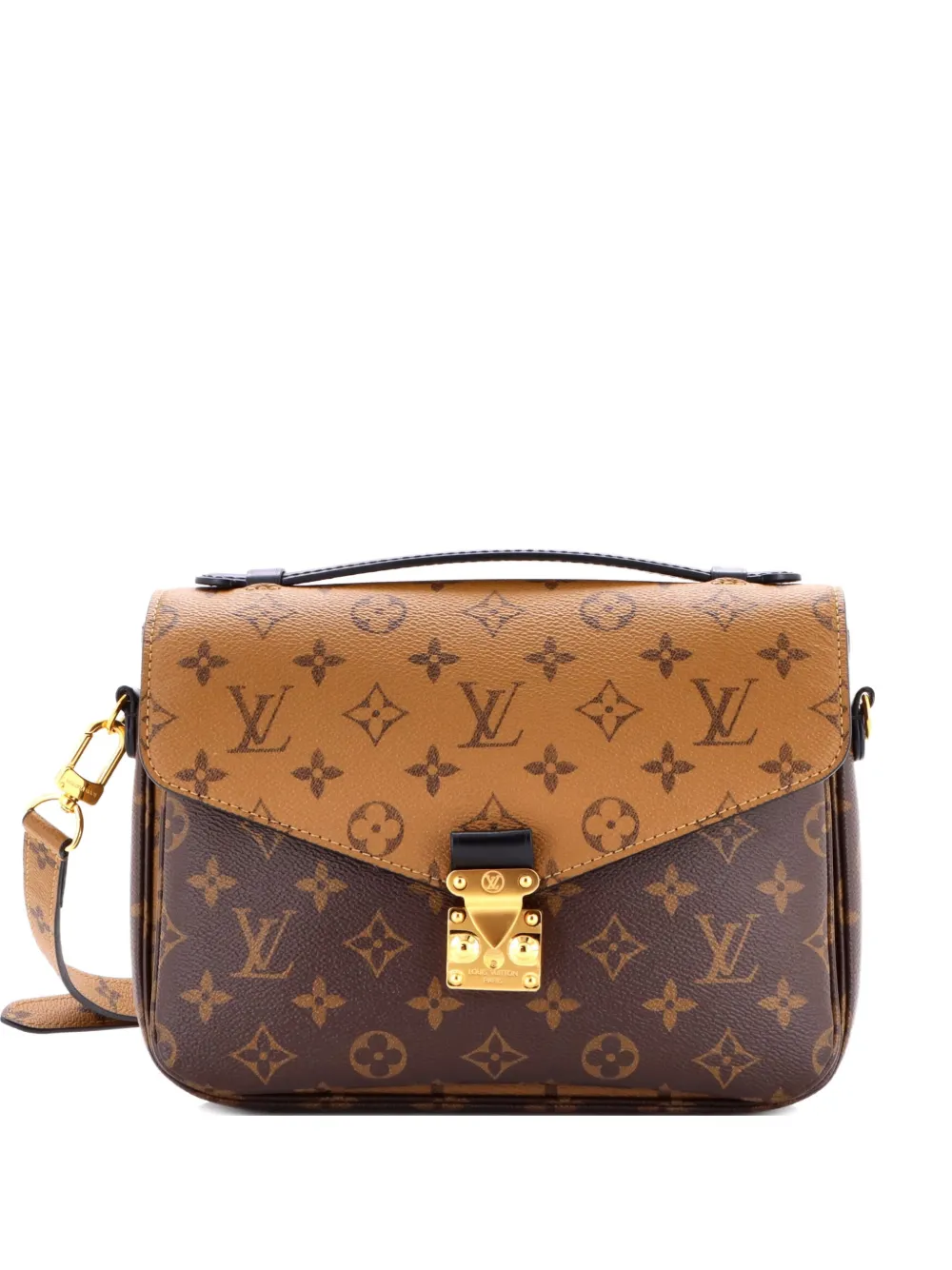Louis Vuitton Pre-Owned Pochette Metis Reverse Monogram Canvas crossbody bag - Marrone