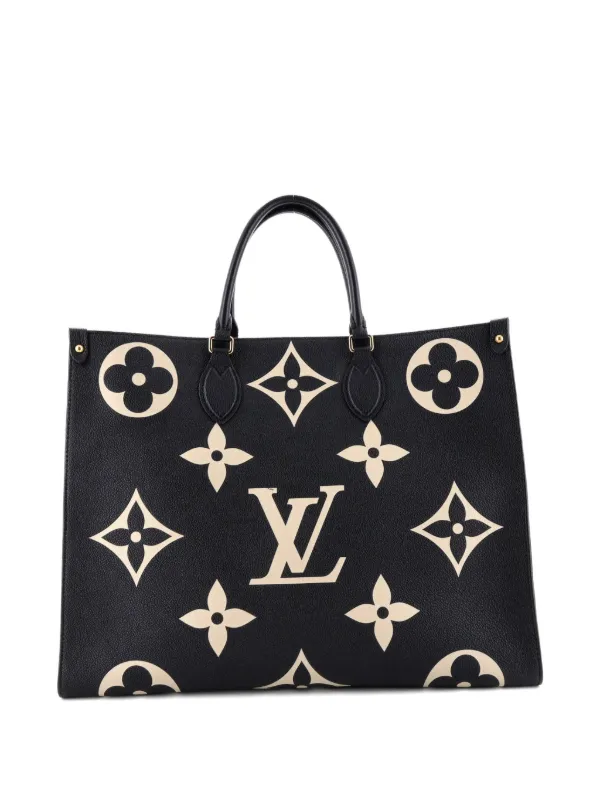Louis Vuitton Pre-Owned OnTheGo Bicolor Monogram Empreinte Giant