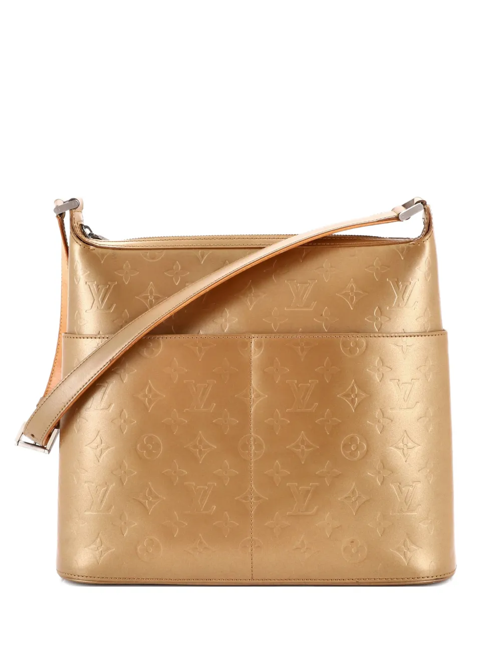 Louis Vuitton Pre-Owned Mat Sutter Bag Monogram Vernis shoulder bag - Oro