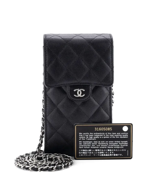 CHANEL Pre-Owned ココマーク フラップ スマホケース ショルダーバッグ