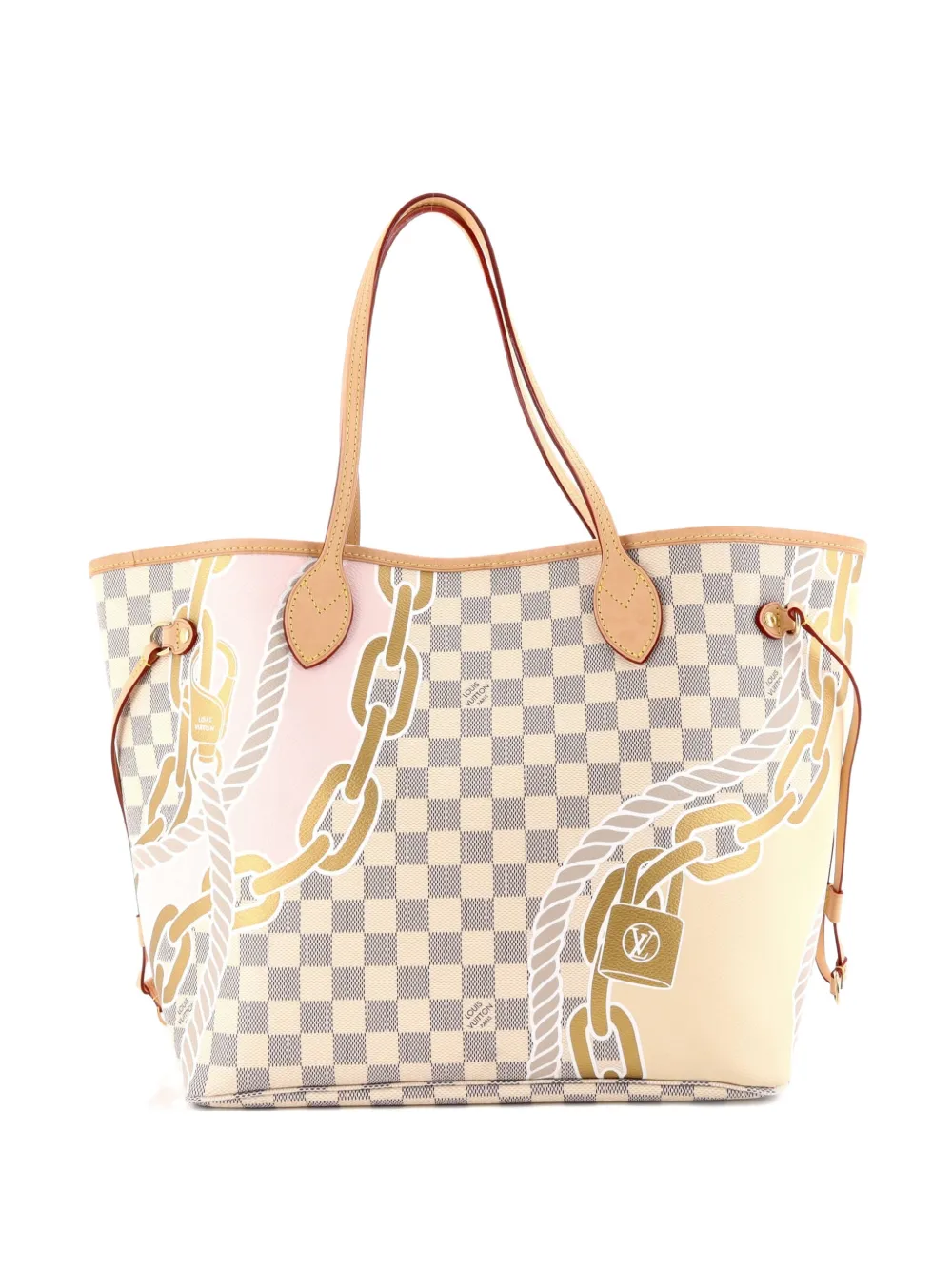 Louis Vuitton Pre-Owned Neverfull NM Limited Edition Nautical Damier MM tote bag - Mehrfarbig
