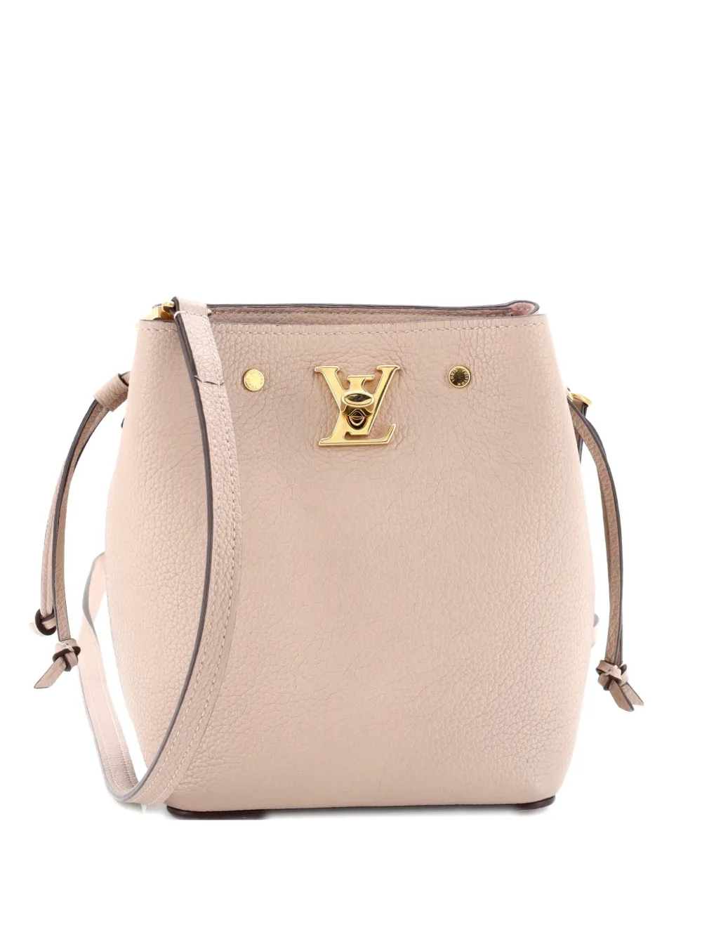 Louis Vuitton Pre-Owned Lockme Leather Nano bucket bag - Toni neutri