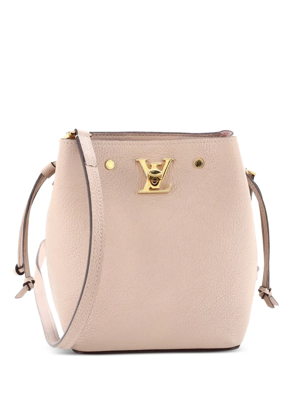 Louis Vuitton Pre-Owned Lockme Leather Nano bucket bag - Toni neutri