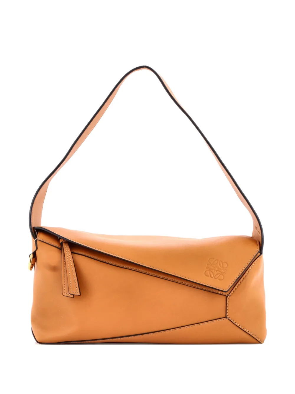 Loewe Pre-Owned Puzzle Leather hobo bag - Marrone
