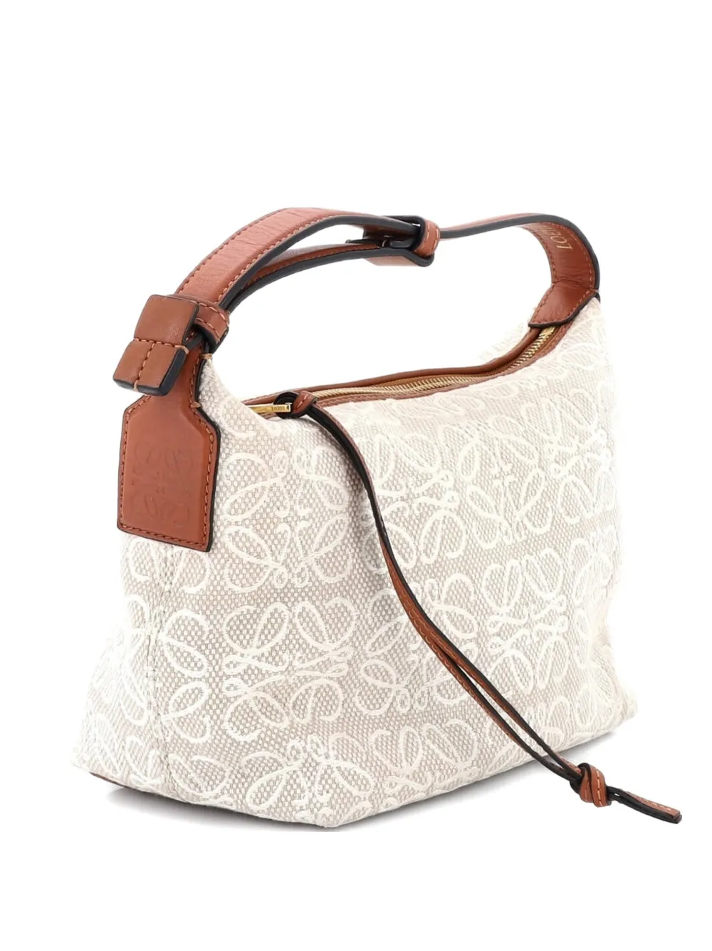 Loewe Pre-Owned Borsa passepartout Cubi Anagram media jacquard - Toni neutri