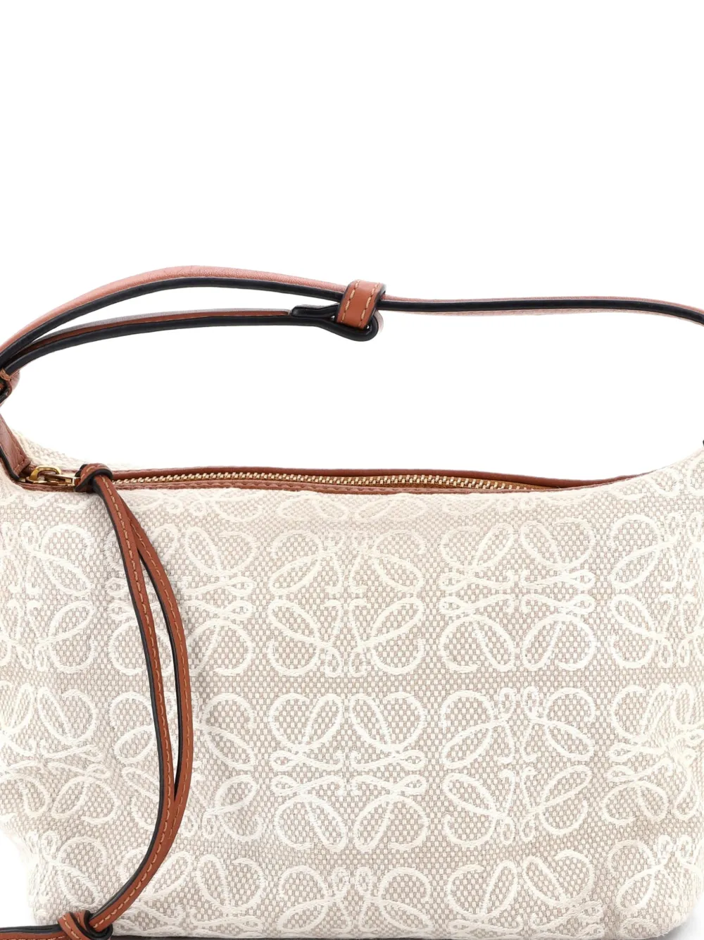 Loewe Pre-Owned Borsa passepartout Cubi Anagram media jacquard - Toni neutri