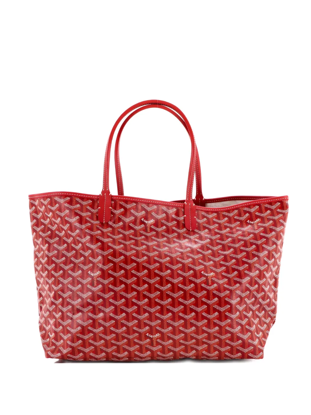 Goyard Pre-Owned Saint Louis Coated Canvas PM tote bag - Rosso