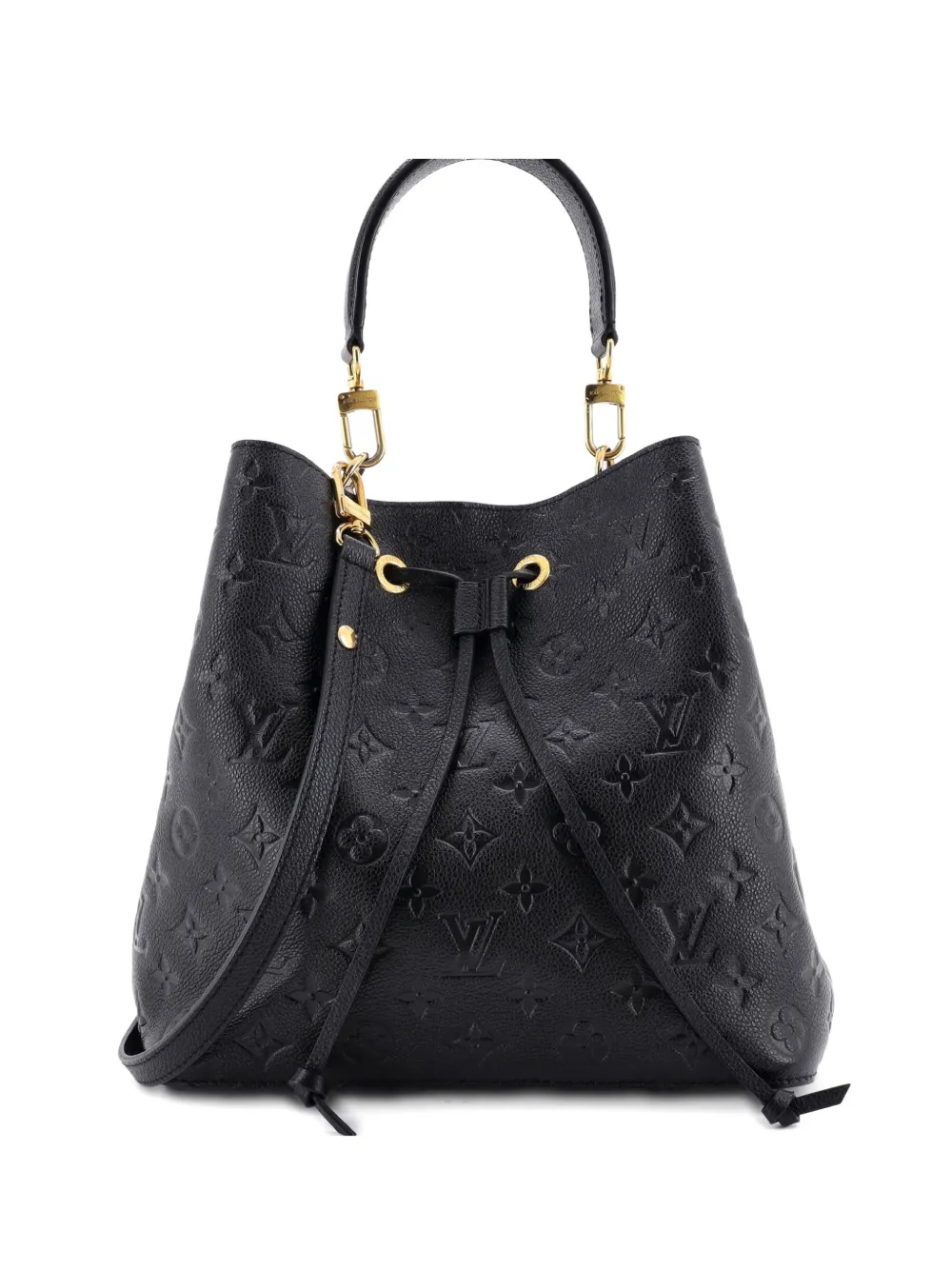 Louis Vuitton Pre-Owned NeoNoe Handbag Monogram Empreinte Leather MM bucket bag - Nero