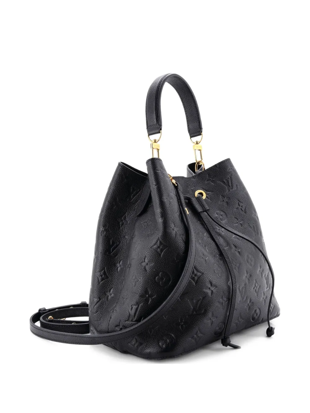 Louis Vuitton Pre-Owned NeoNoe Handbag Monogram Empreinte Leather MM bucket bag - Nero