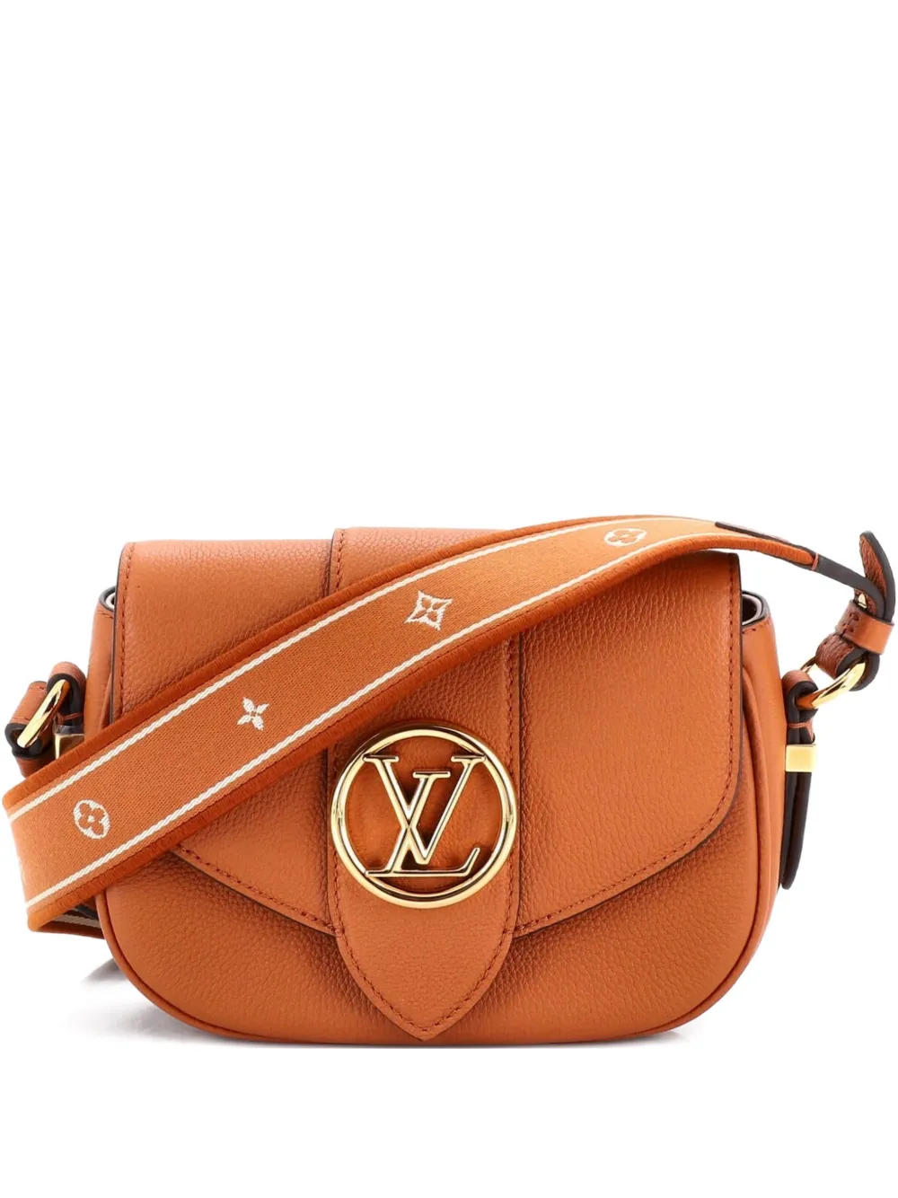 Louis Vuitton Pre-Owned Borsa a tracolla LV Pont 9 Soft Bag PM in pelle - Marrone