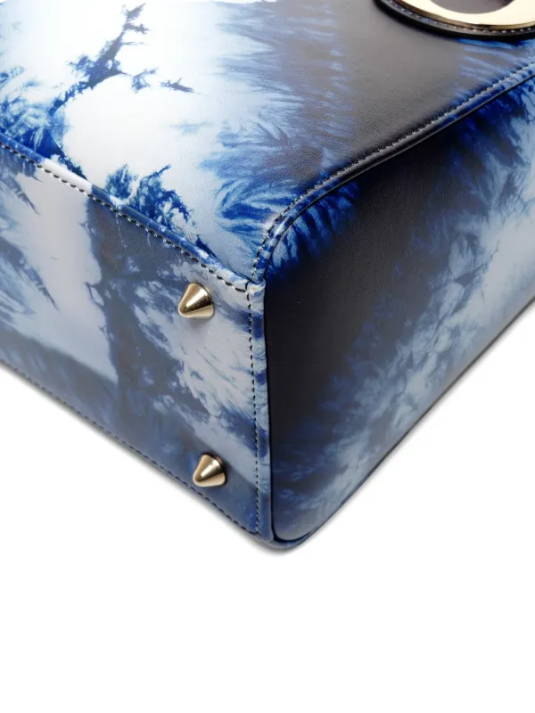 Christian Dior Pre-Owned 2020 Medium Lady Dior Tote Bag | Blue