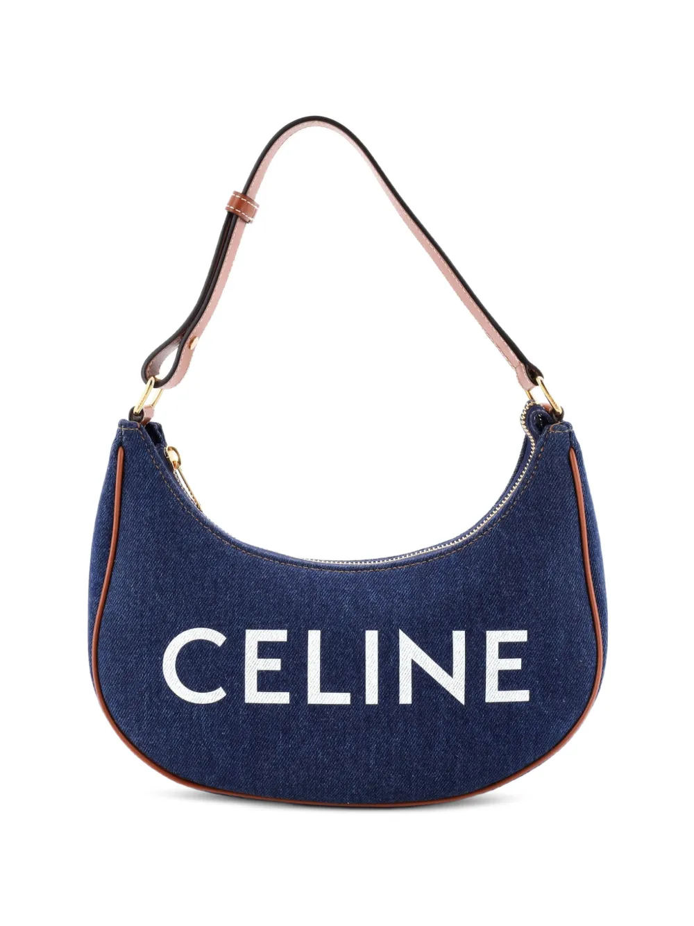 Celine Pre-Owned Ava Bag Denim hobo bag - Blu