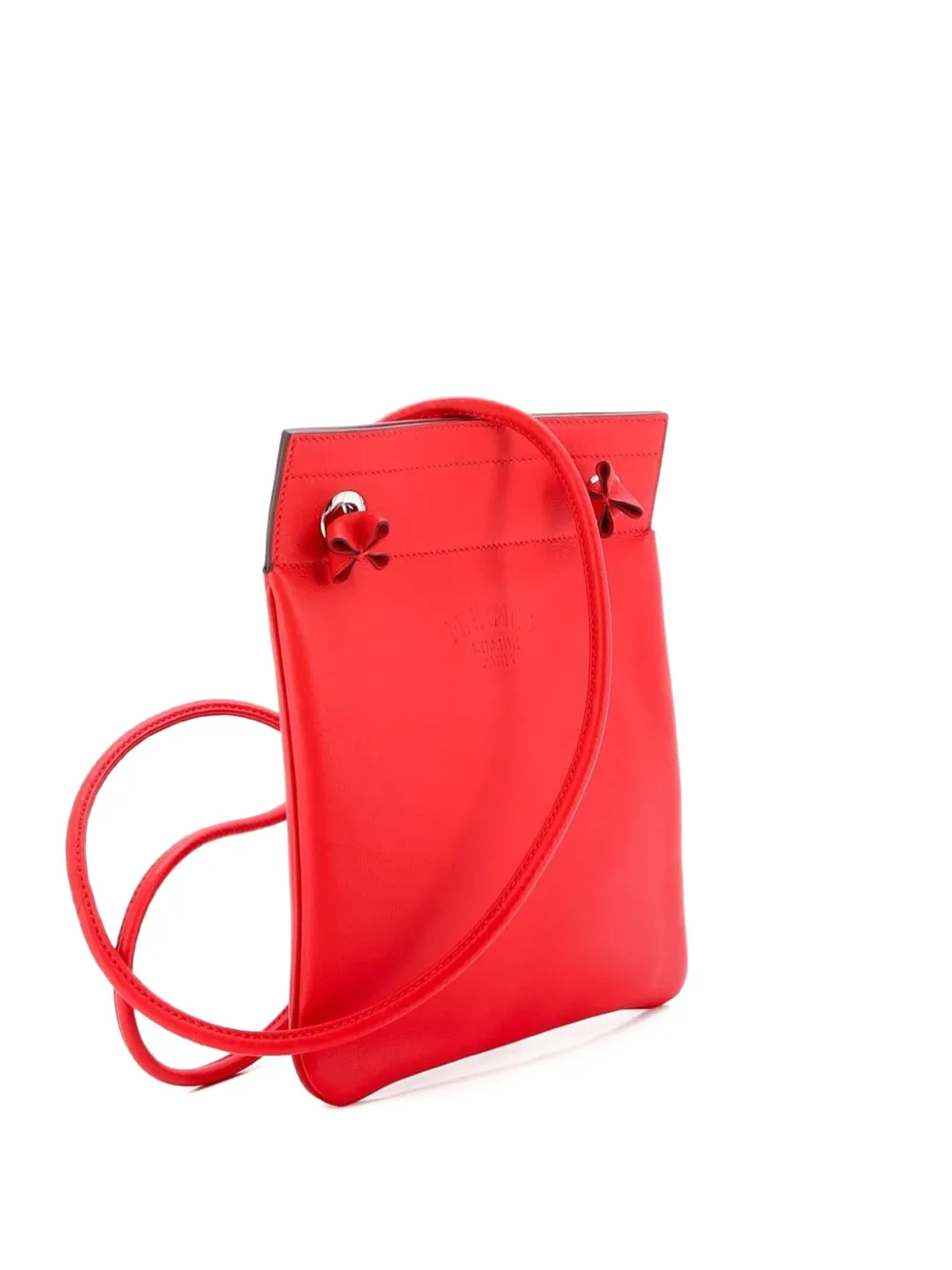 Hermès Pre-Owned Aline Bag Milo Lambskin and Swift Mini crossbody bag - Rosso