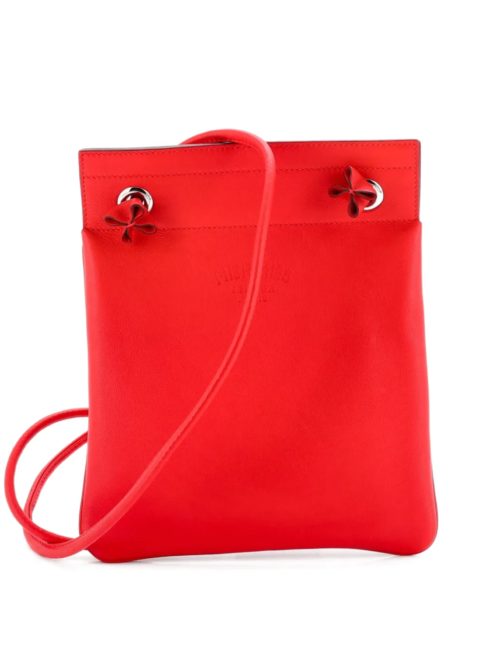 Hermès Pre-Owned Aline Bag Milo Lambskin and Swift Mini crossbody bag - Rosso