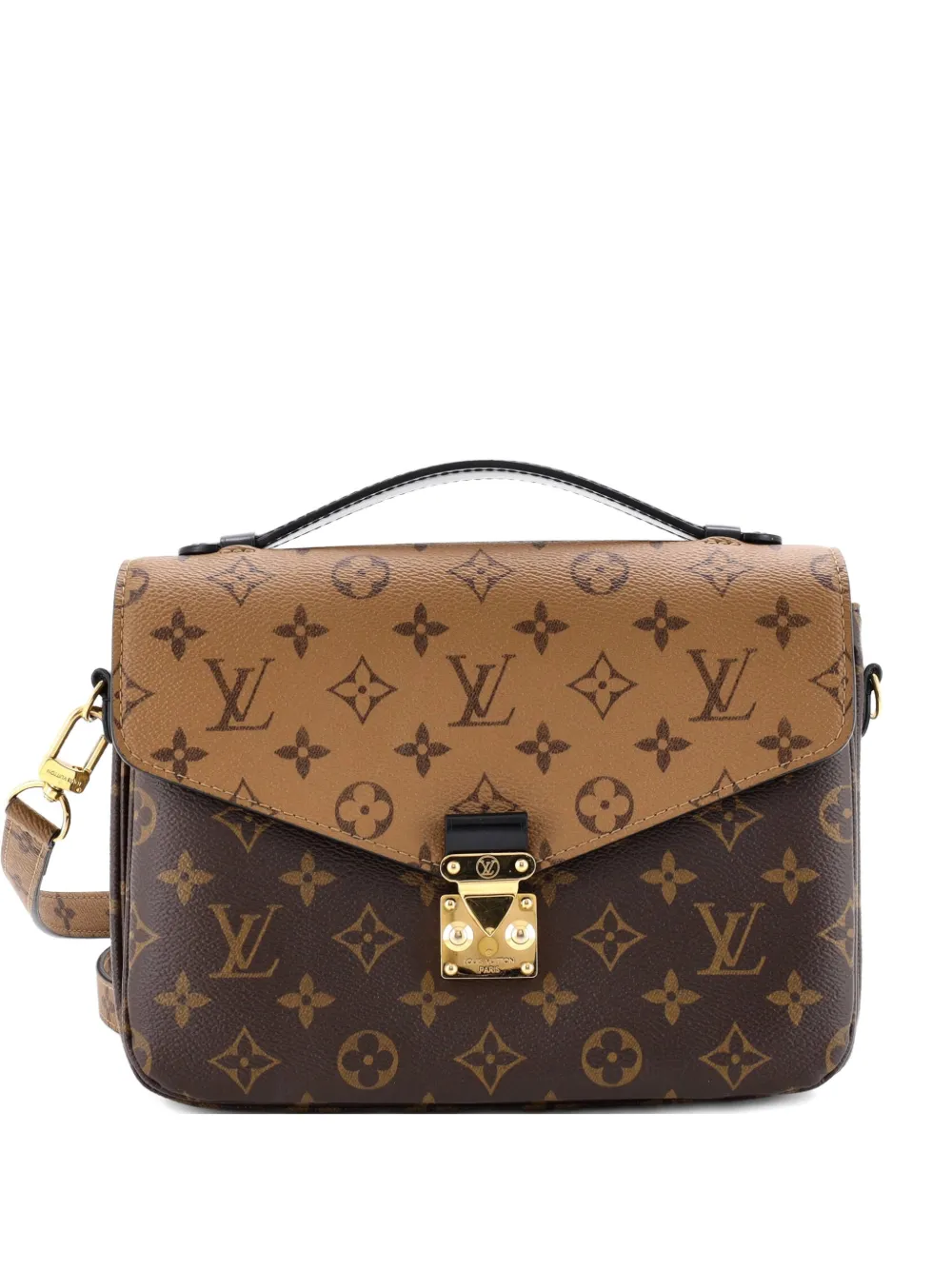 Louis Vuitton Pre-Owned Pochette Metis Reverse Monogram Canvas crossbody bag - Marrone