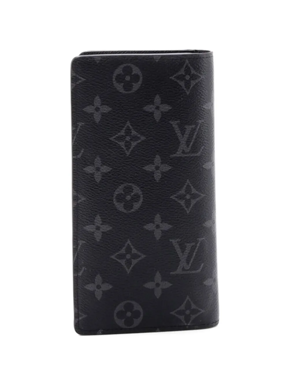 Louis Vuitton Pre-Owned Portafoglio Brazza in tela Eclipse con monogramma - Nero