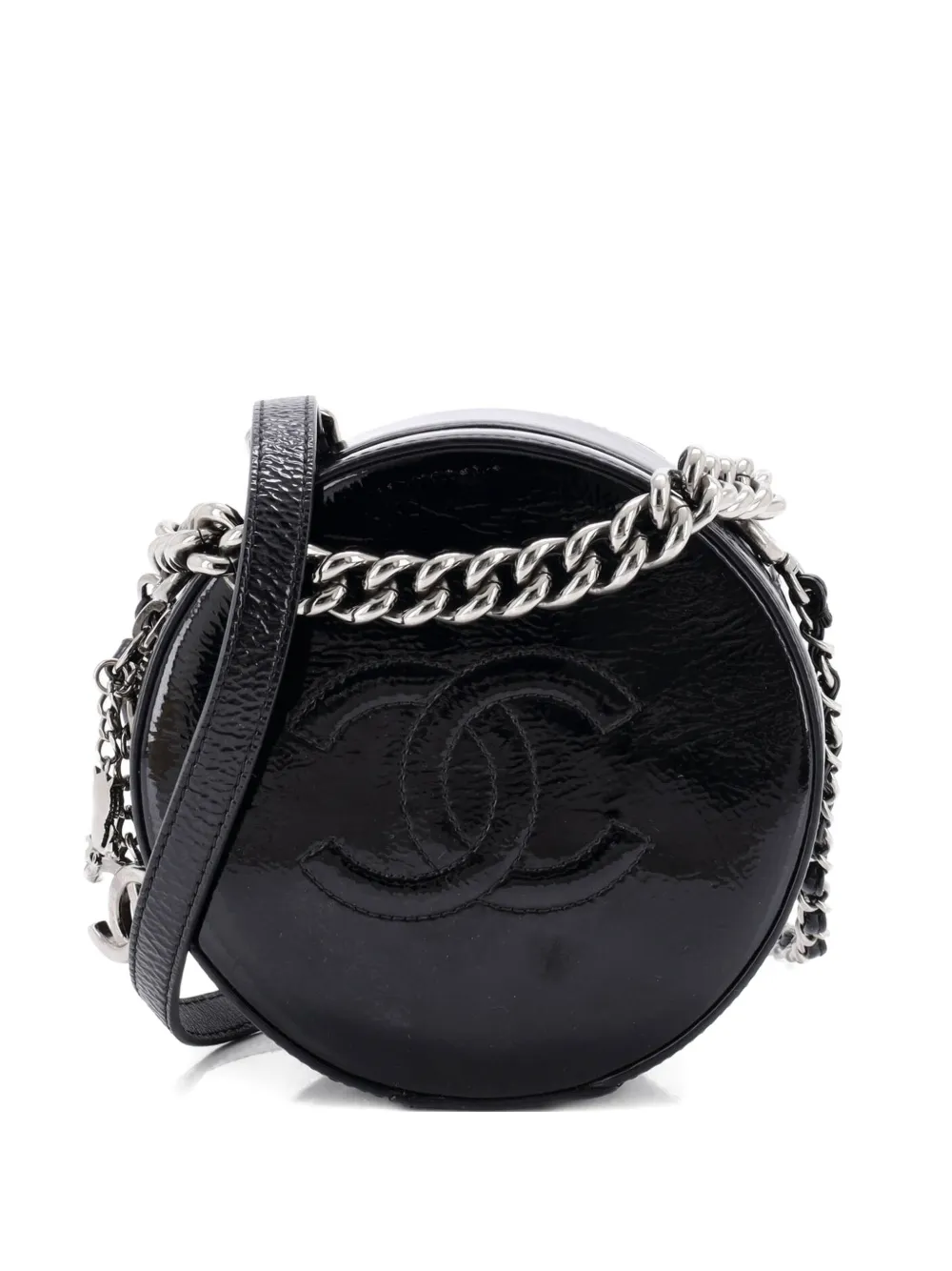 CHANEL Pre-Owned Round as Earth Patent crossbody bag - Nero