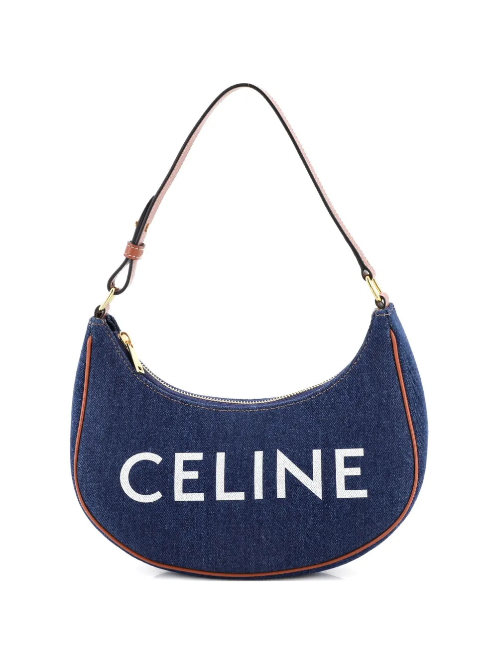 Celine Pre-Owned Ava Bag Denim hobo bag - Blu