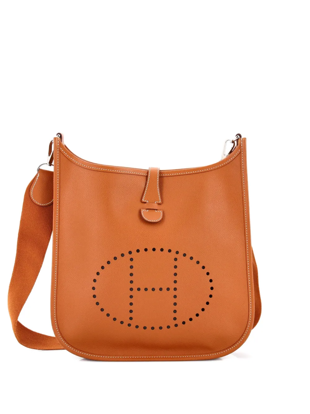 Hermès Pre-Owned Evelyne Bag Gen III Epsom PM crossbody bag - Marrone