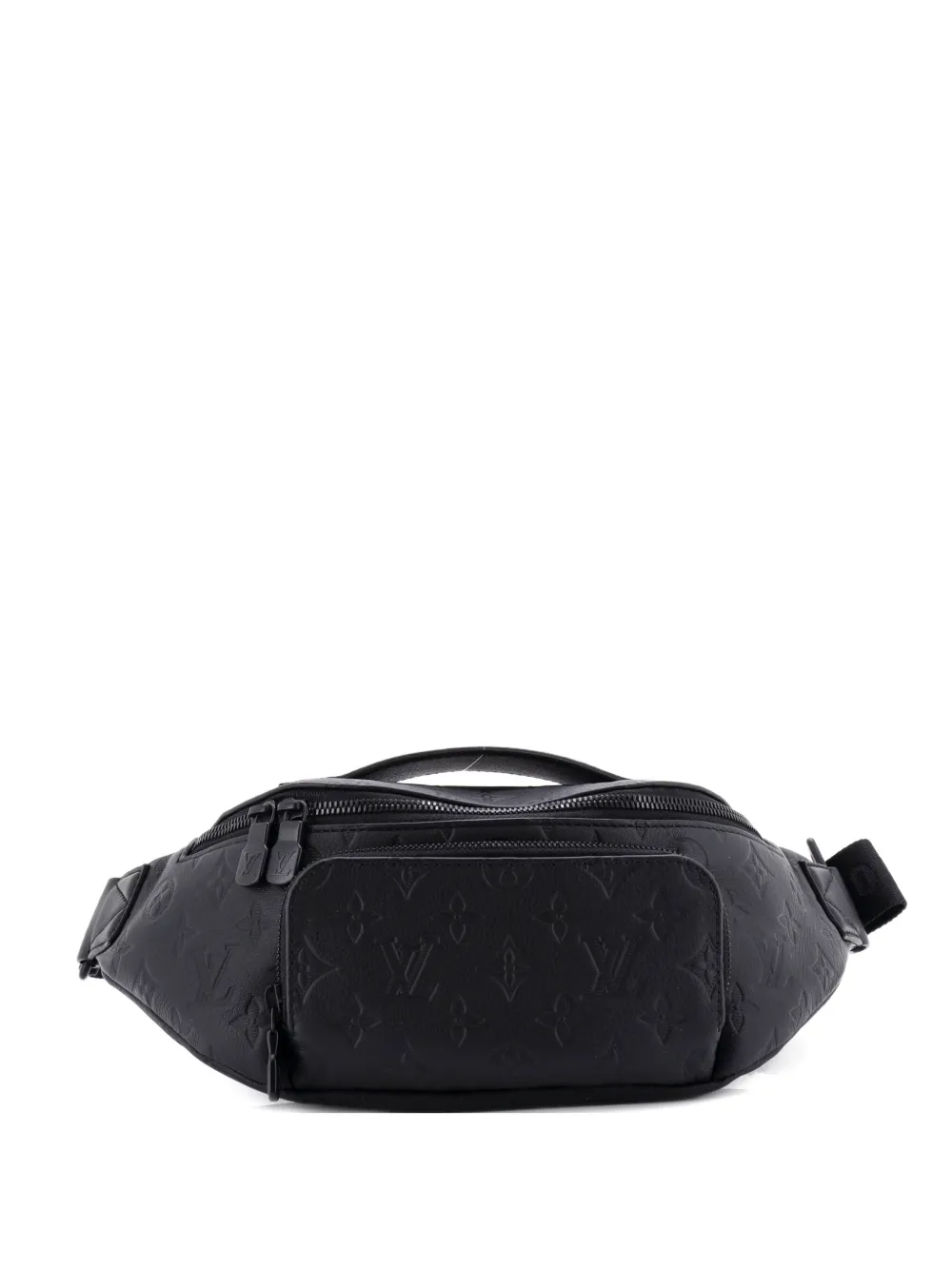 Louis Vuitton Pre-Owned Rush Bumbag Monogram Shadow Leather belt bag - Nero