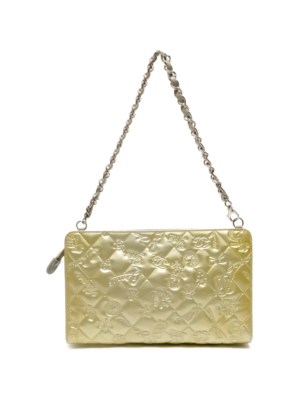 CHANEL Pre-Owned 2009-2010 chain shoulder bag - Oro