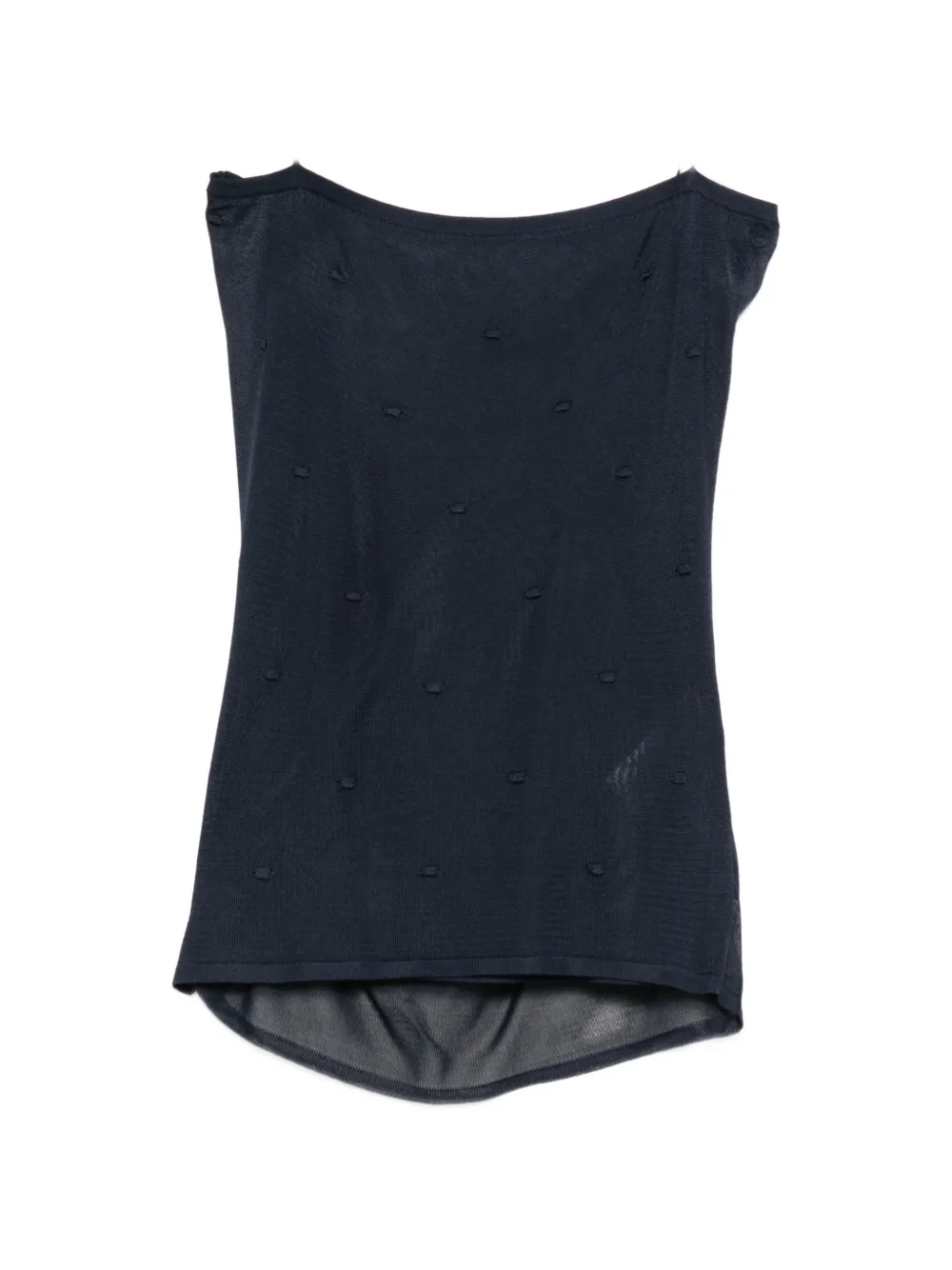 Jacquemus polka dot camisole top - Blu