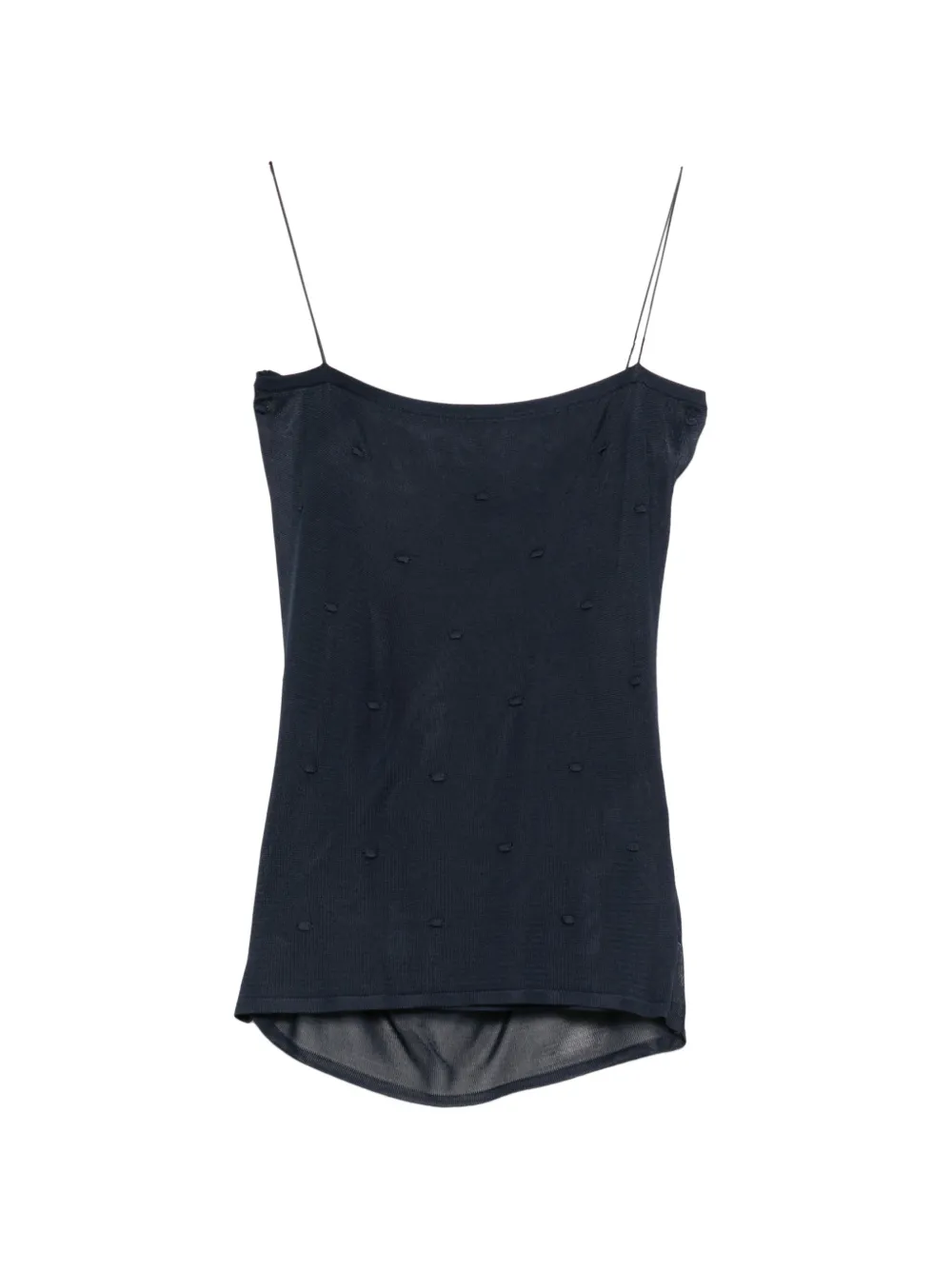 Jacquemus polka dot camisole top - Blu