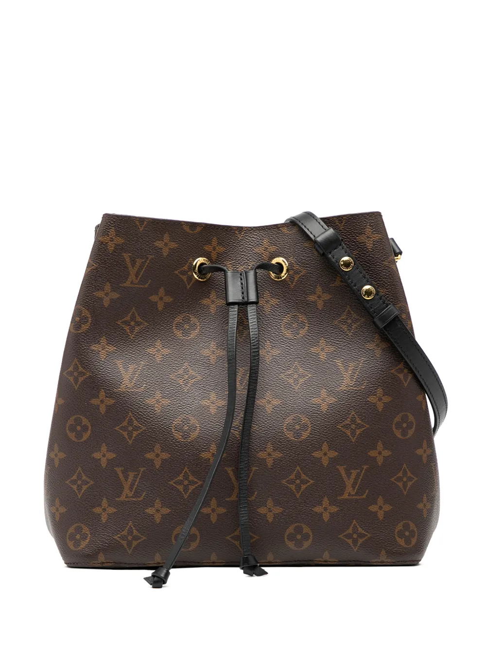 Louis Vuitton Pre-Owned 2019 Monogram Neonoe MM bucket bag - Marrone