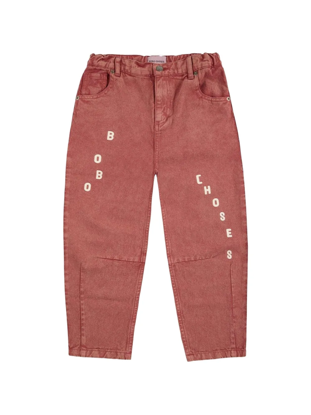 Bobo Choses letters jeans - Rosso