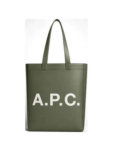 A.P.C. bolso shopper Lou con logo estampado
