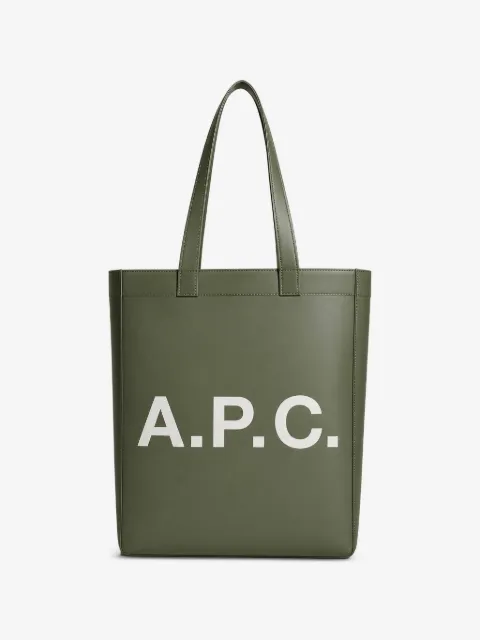 A.P.C. Lou logo-print tote bag