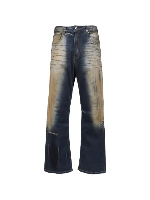 We11done distressed-effect jeans