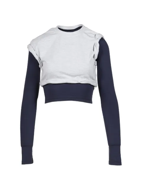 We11done cropped sweatshirt