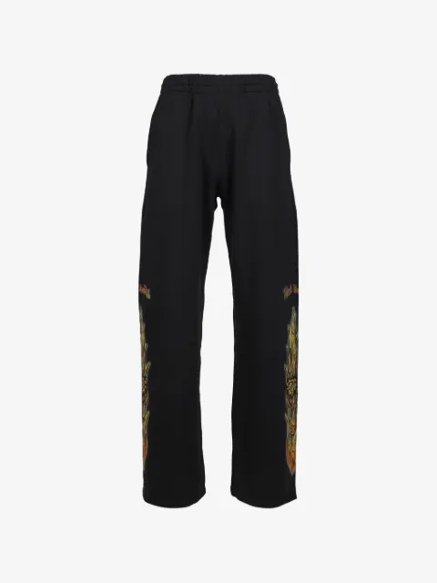 We11done pants con llamas estampadas