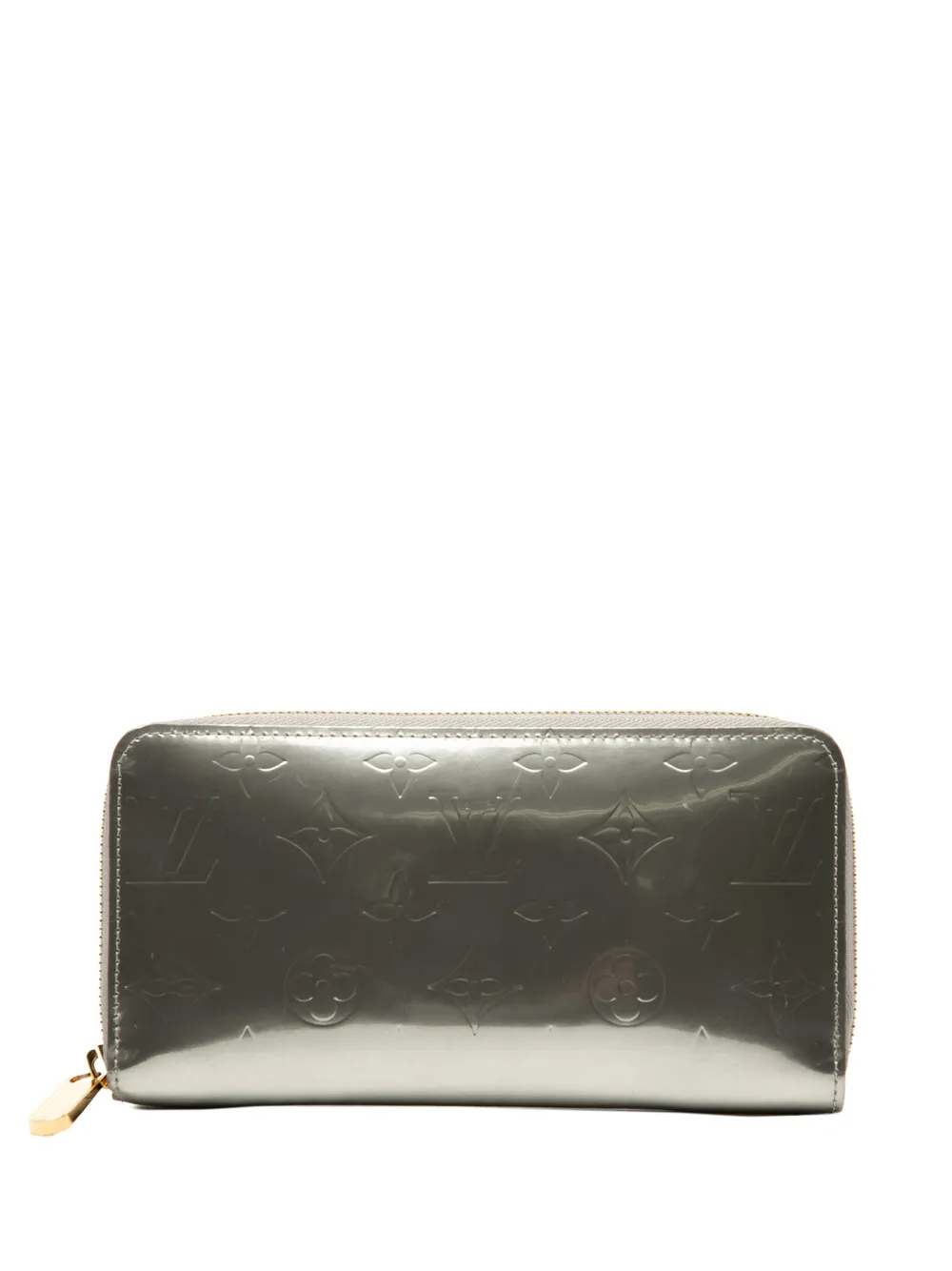 Louis Vuitton Pre-Owned 2017 Monogram Vernis Zippy Wallet long wallets - Argento