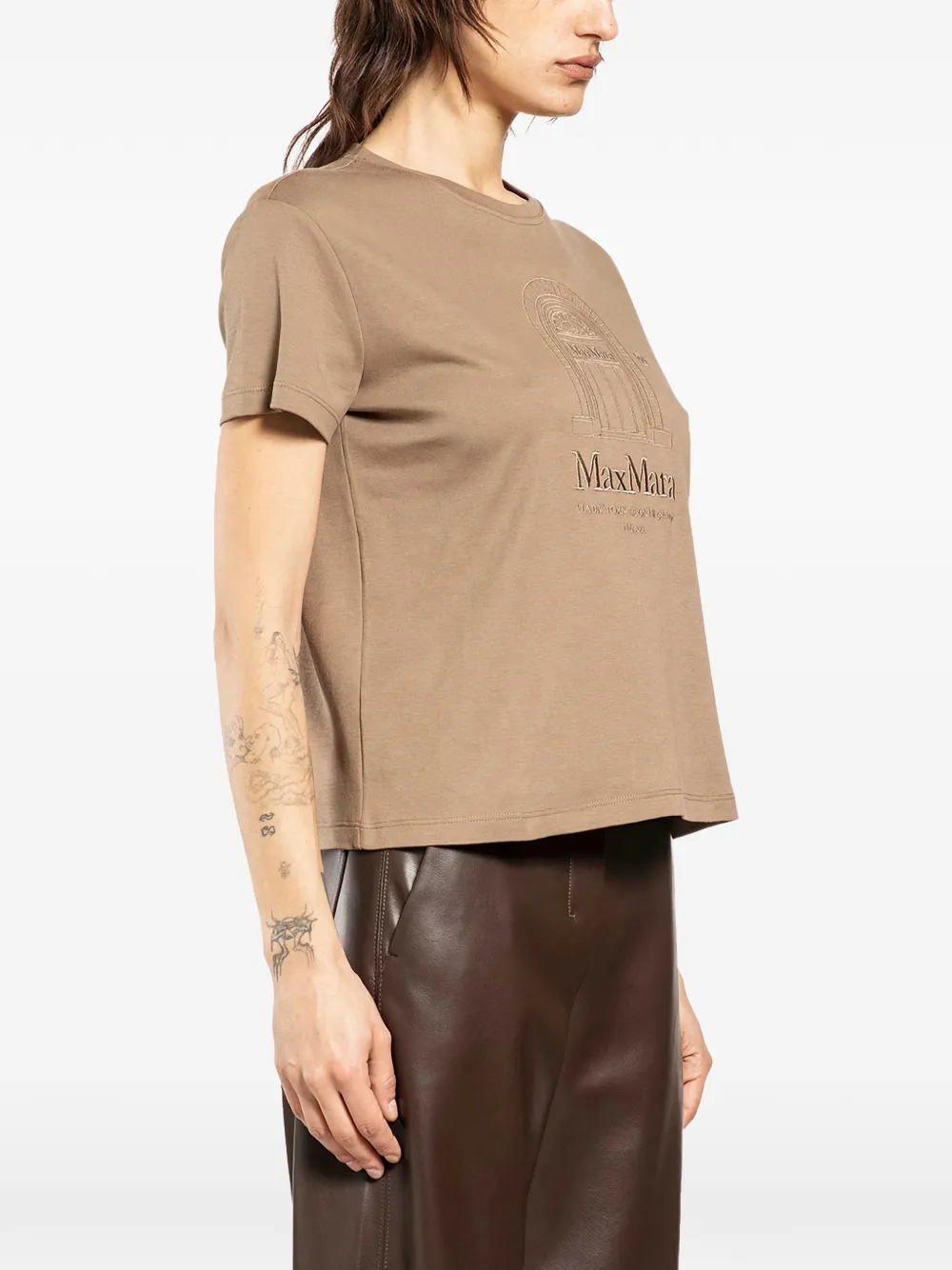  's Max Mara Bella Graphic T-shirt - Brown 