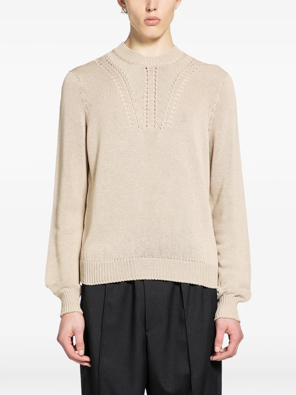 Jil Sander CN long-sleeve sweater - Toni neutri