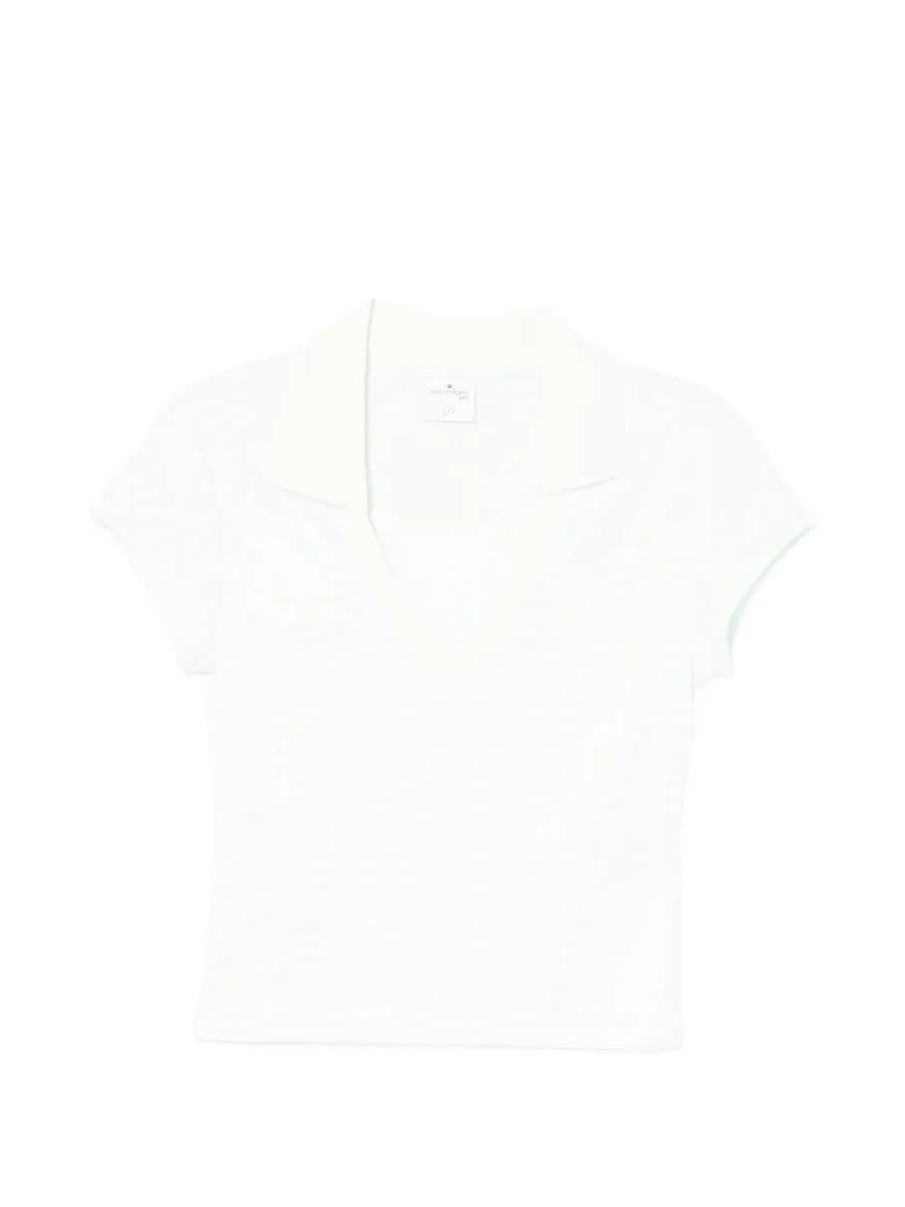 Courrèges Top con scollo a V - Verde