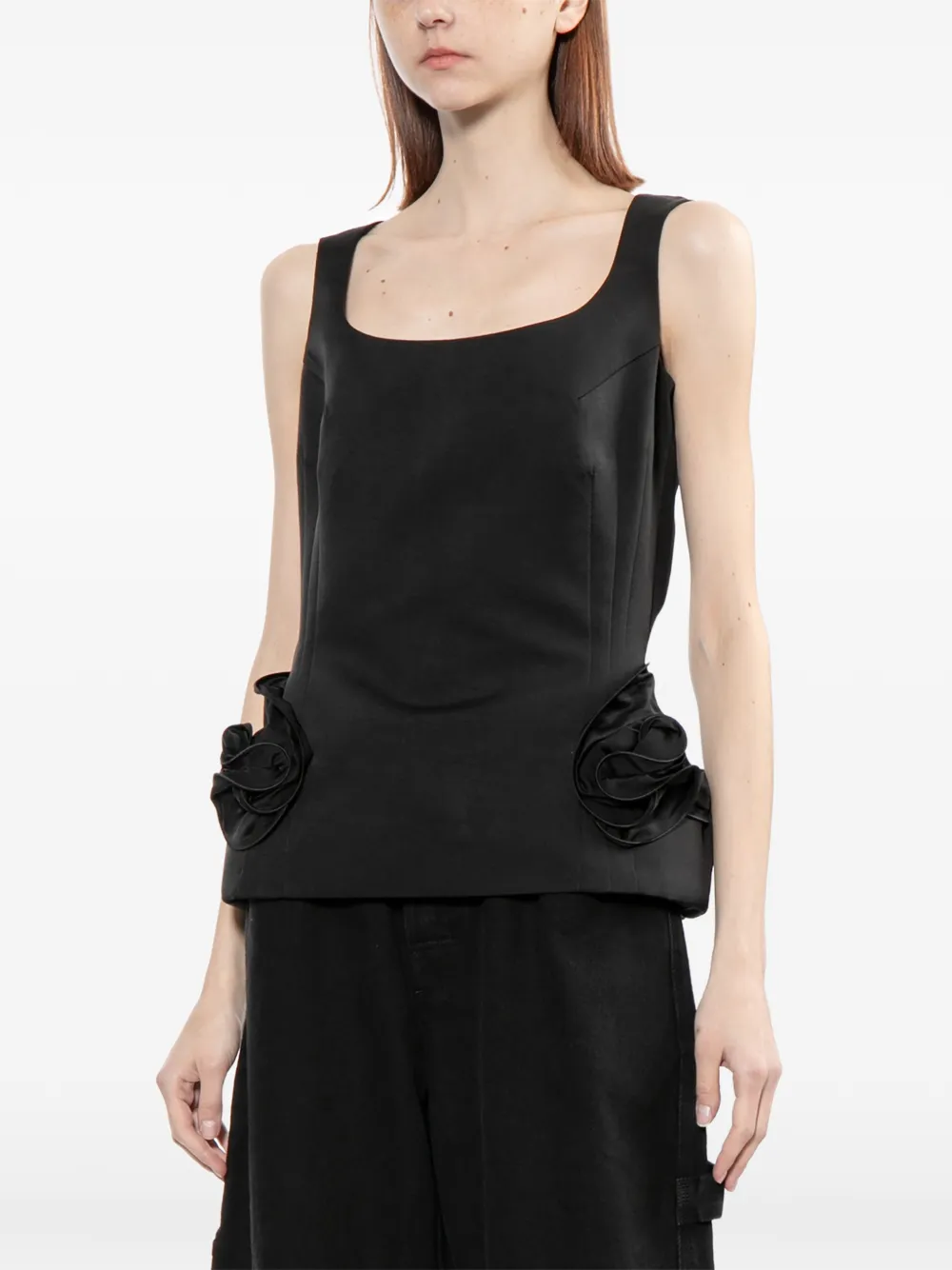 Sculptural Floral Top
