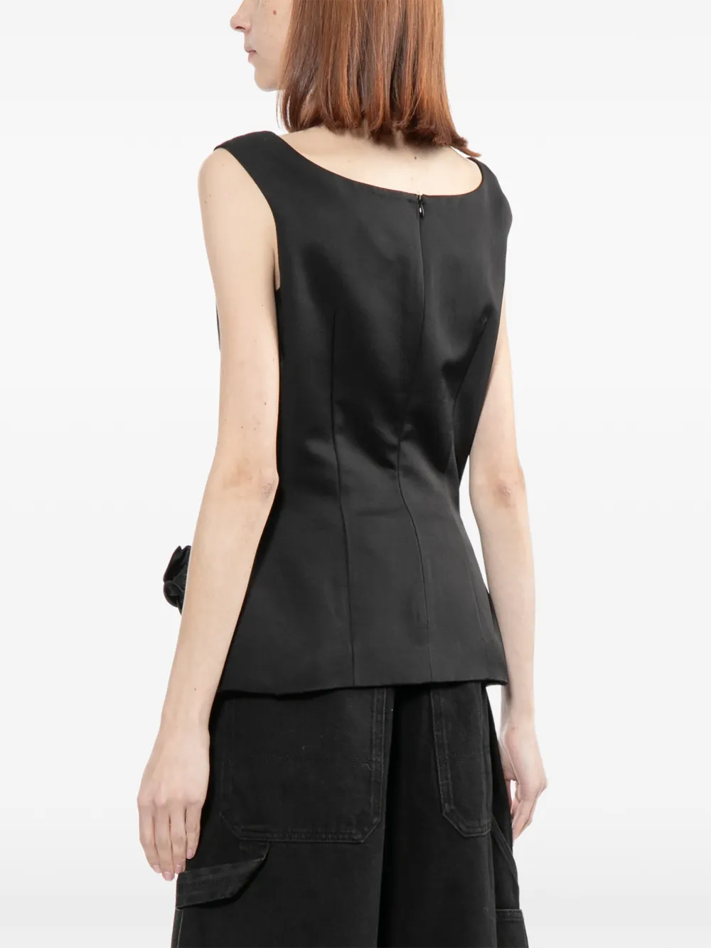 Sculptural Floral Top