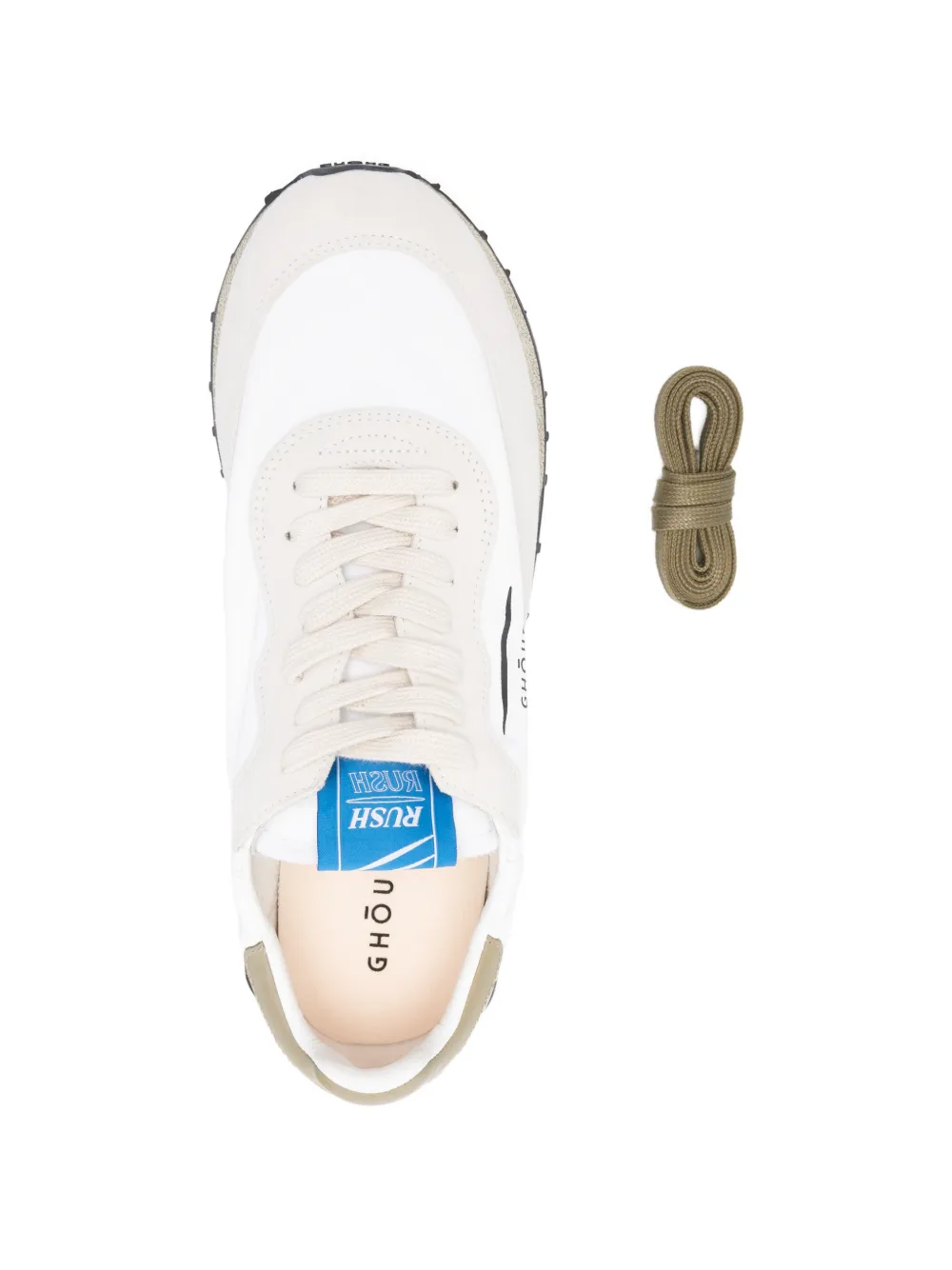 GHŌUD metallic detail sneakers Wit