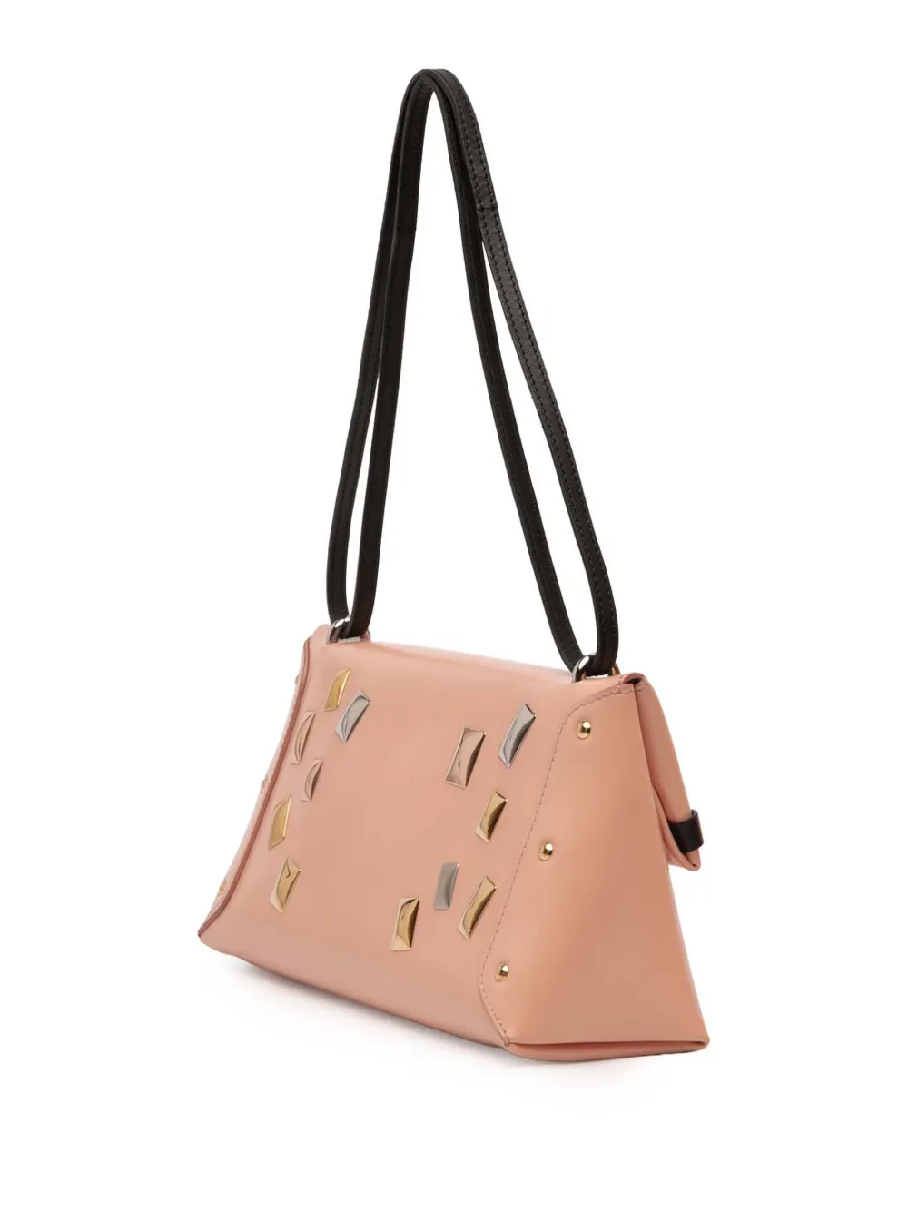 2015 Glazed Calfskin Sac Triangle Pm Shoulder Bag