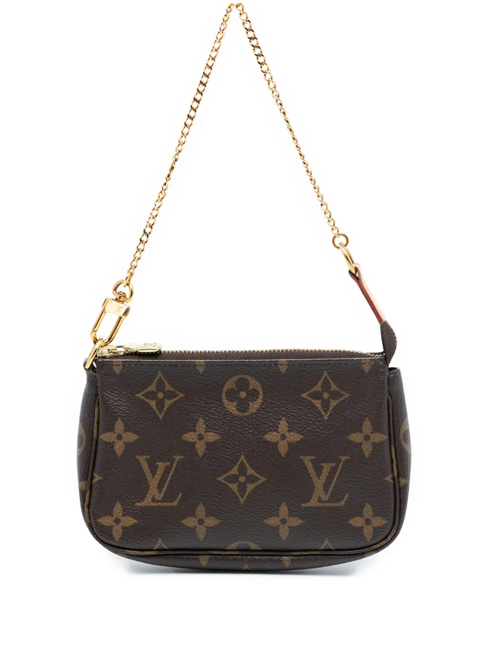 Louis Vuitton Pre-Owned Borsa a mano Mini Pochette Accessoires con monogramma 2010 - Marrone